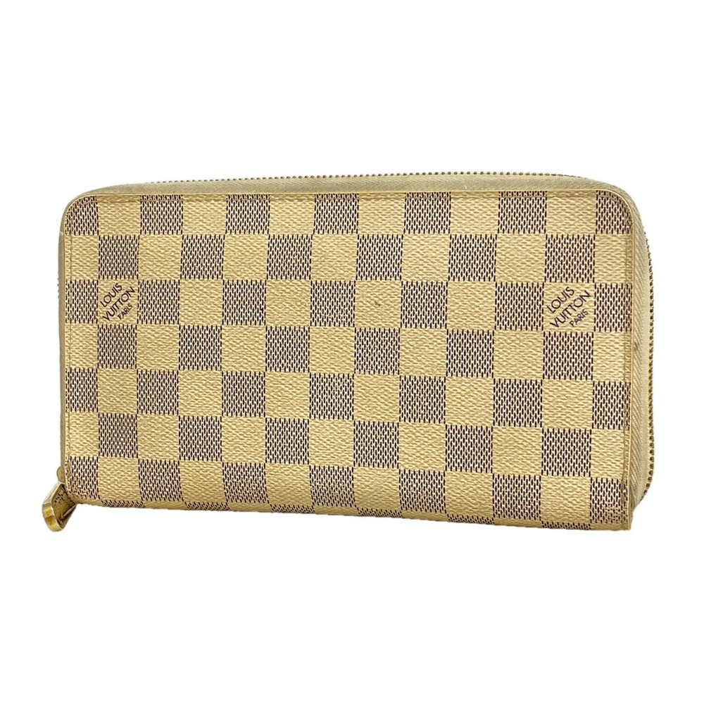 Louis Vuitton Damier Azur Zippy Organizer Long Wallet N60012 White (Men's/Wom...